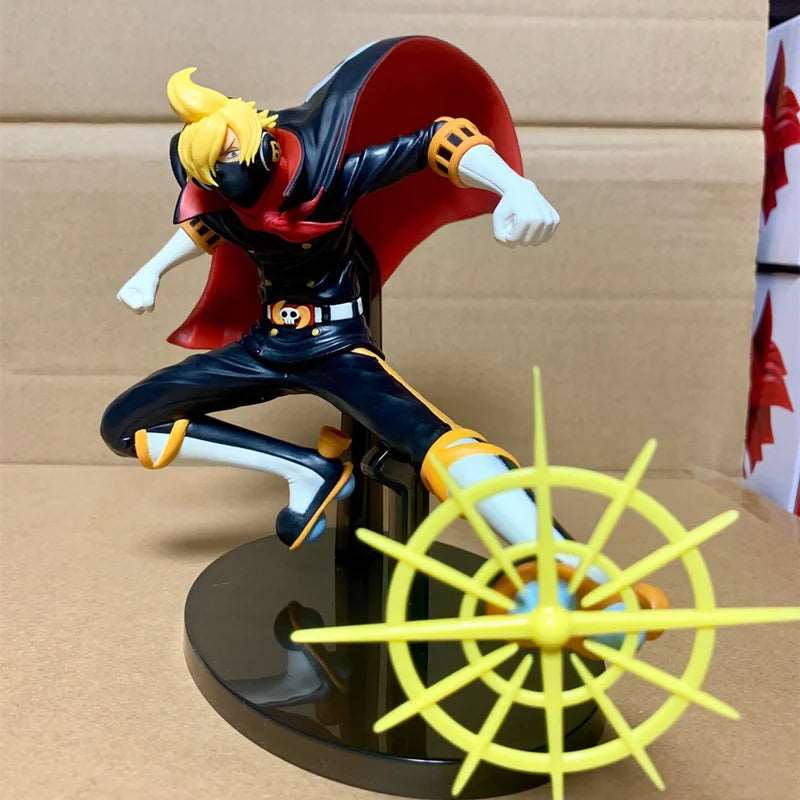 Anime One Piece Wano Country Vinsmoke Sanji Soba Mask Action Figure 15cm Pvc Battle Record Collection Model Toys Gifts - SHAKLABS STORE