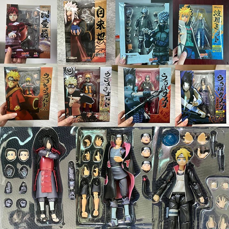 Anime SHFiguarts Naruto Uzumaki Sasuke Kakashi Uchiha Madara Itachi Jiraiya Boruto Shippuden Action Figure Model Toys Collection - SHAKLABS STORE