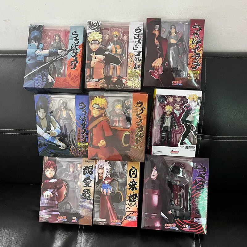 Anime SHFiguarts Naruto Uzumaki Sasuke Kakashi Uchiha Madara Itachi Jiraiya Boruto Shippuden Action Figure Model Toys Collection - SHAKLABS STORE