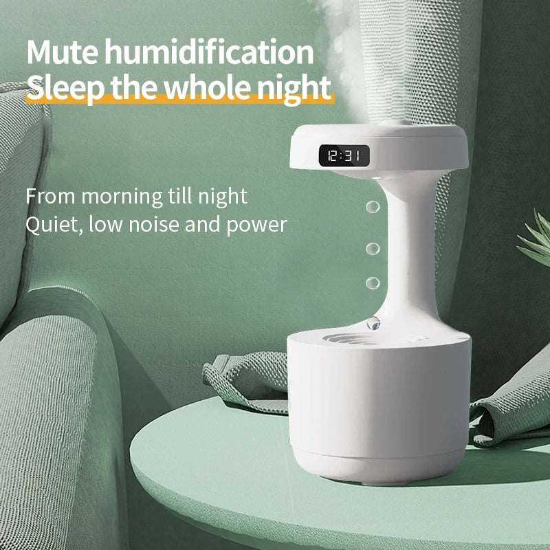 Anti - Gravity Ultrasonic Humidifier - Cool Mist Maker with LED - SHAKLABS STORE