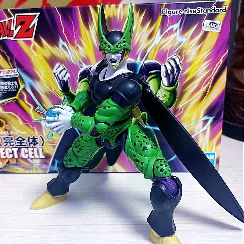 Bandai Figure Rise Standard Series Dragon Ball Z Cell Frs Model Kit 18cm Perfect Cell Action Figure Collection Decor Toys Dolls - SHAKLABS STORE