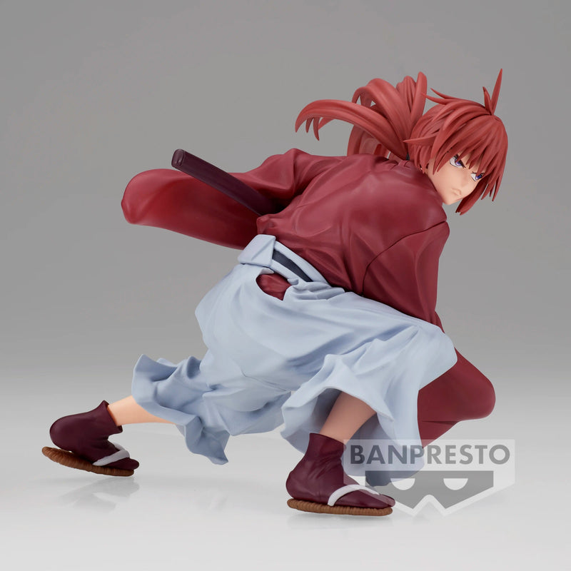 BANDAI Original Anime Rurouni Kenshin VIBRATION STARS Kenshin Himura PVC Action Figures BANPRESTO Figurine Toys Model - SHAKLABS STORE