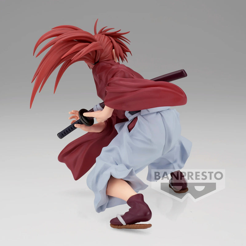 BANDAI Original Anime Rurouni Kenshin VIBRATION STARS Kenshin Himura PVC Action Figures BANPRESTO Figurine Toys Model - SHAKLABS STORE