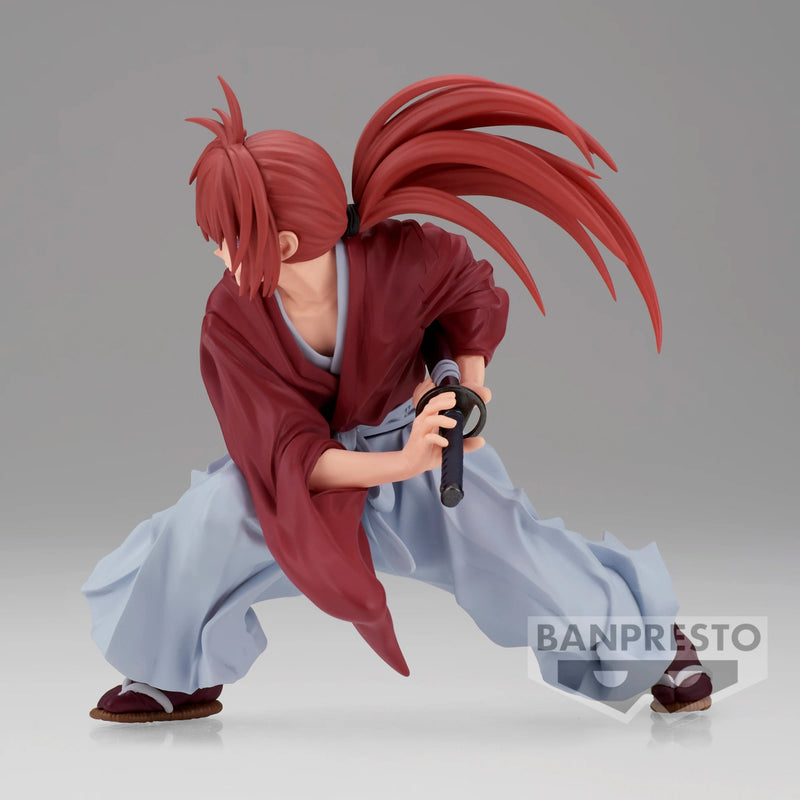 BANDAI Original Anime Rurouni Kenshin VIBRATION STARS Kenshin Himura PVC Action Figures BANPRESTO Figurine Toys Model - SHAKLABS STORE