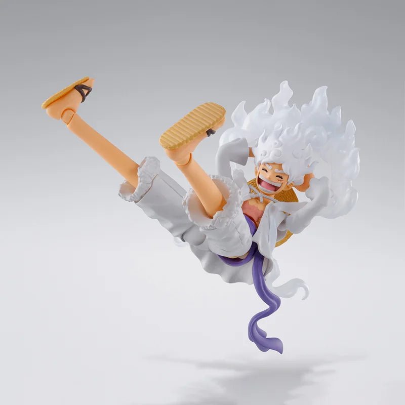 Bandai S.H.Figuarts Monkey D. Luffy Gear 5 - Unleash the Gum - Gum Fruit Power! - SHAKLABS STORE