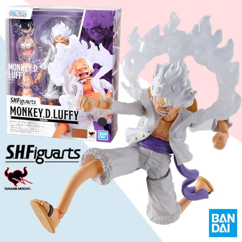 Bandai S.H.Figuarts Monkey D. Luffy Gear 5 - Unleash the Gum - Gum Fruit Power! - SHAKLABS STORE