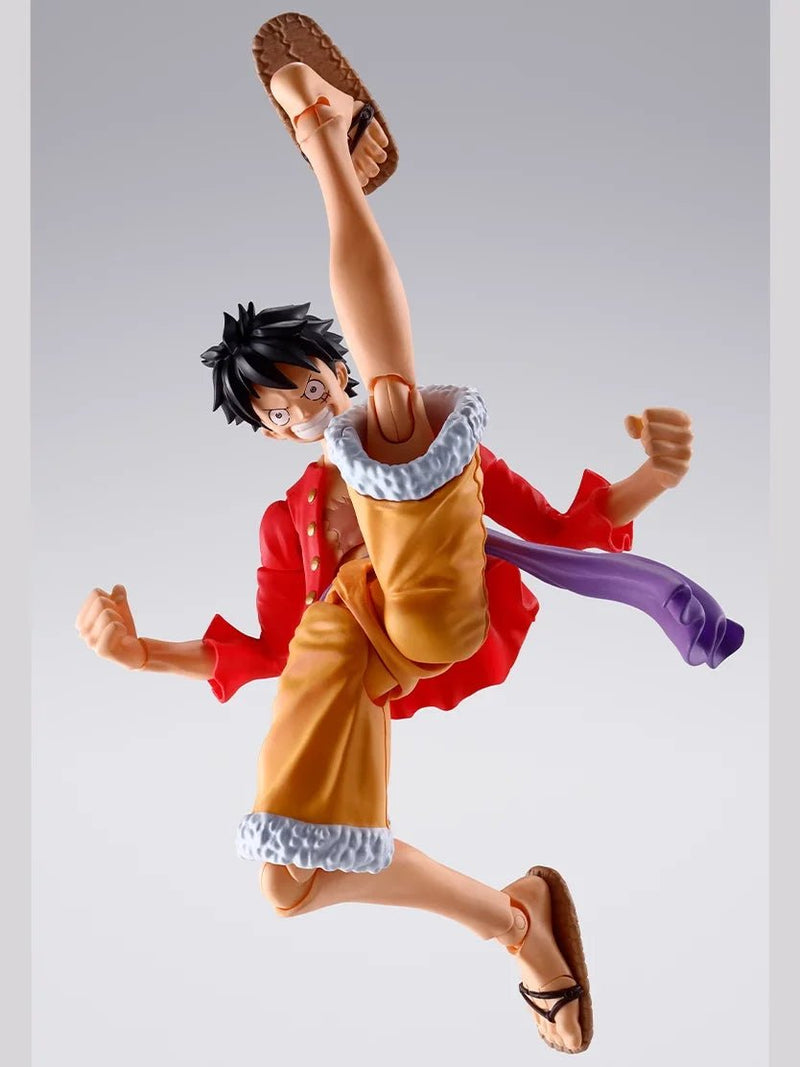 BANDAI S.H.Figuarts One Piece Luffy Invasion of Onigashima Costume SHF PVC Action Figures 140mm Anime Figurine - SHAKLABS STORE