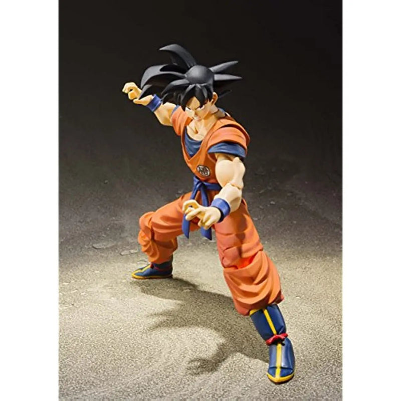 BANDAI S.H.Figuarts Shf Dragon Ball Z Son Goku Raised on Earth Action Figure Collectible Toy Gift - SHAKLABS STORE