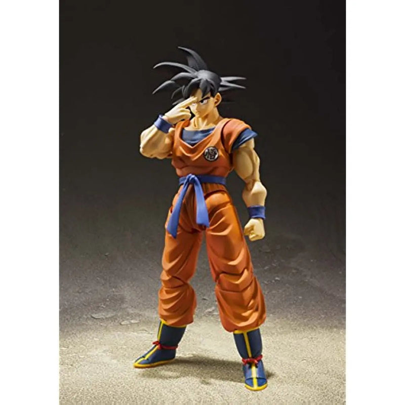 BANDAI S.H.Figuarts Shf Dragon Ball Z Son Goku Raised on Earth Action Figure Collectible Toy Gift - SHAKLABS STORE