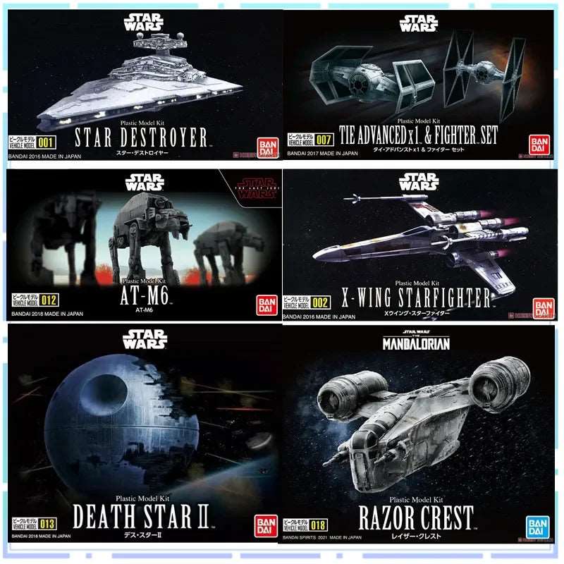 Bandai Star Wars Model Kit Collection - X - wing & Millennium Falcon - SHAKLABS STORE