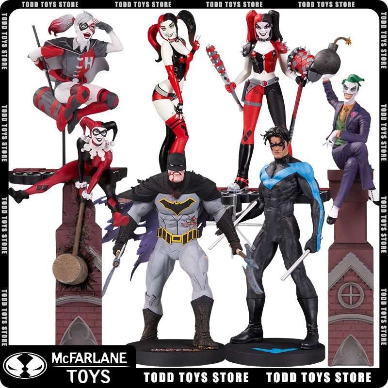 Batman, Joker, Nightwing, Harley Quinn Statues - McFarlane - SHAKLABS STORE