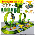 Bendable Race Track & Light - Up Dino Car! (3 - 12 Years Old) - SHAKLABS STORE