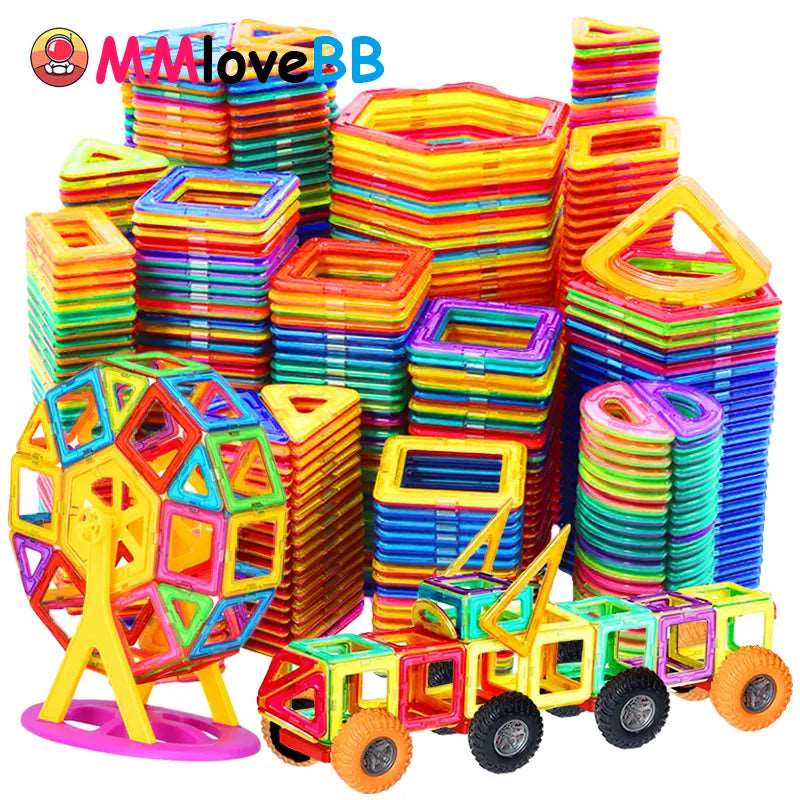 Big Size Magnetic Blocks Set for Kids - Creative Building Fun - SHAKLABS STORE