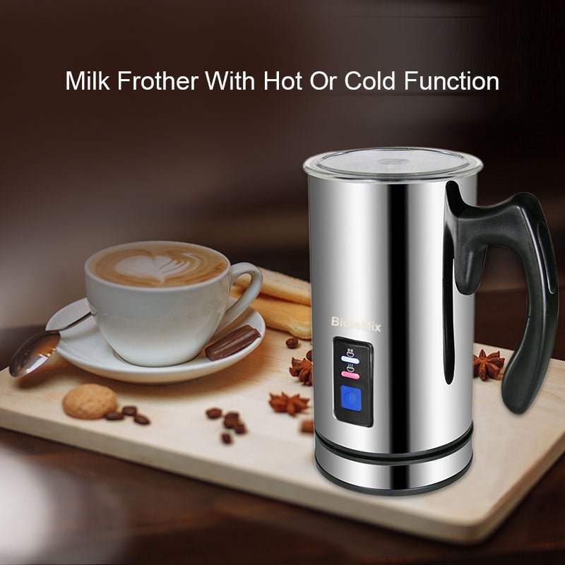 BioloMix Electric Milk Frother and Heater for Luxurious Coffee Creations - SHAKLABS STORE