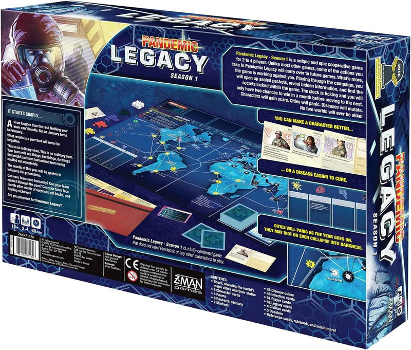 board game, Legacy Season 1 Blue Edition Board Game for Adults and Family - SHAKLABS STORE