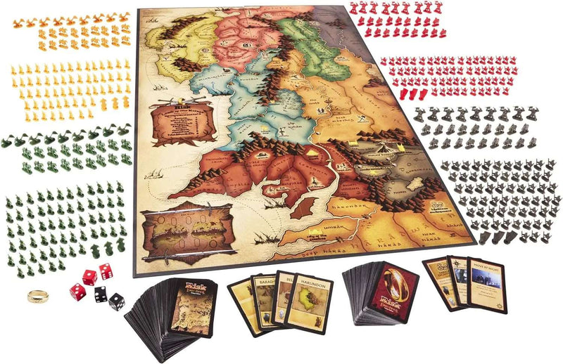 board game, The Lord of The Rings Trilogy Edition Strategy Family Board Games, - SHAKLABS STORE