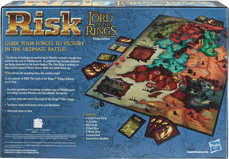 board game, The Lord of The Rings Trilogy Edition Strategy Family Board Games, - SHAKLABS STORE