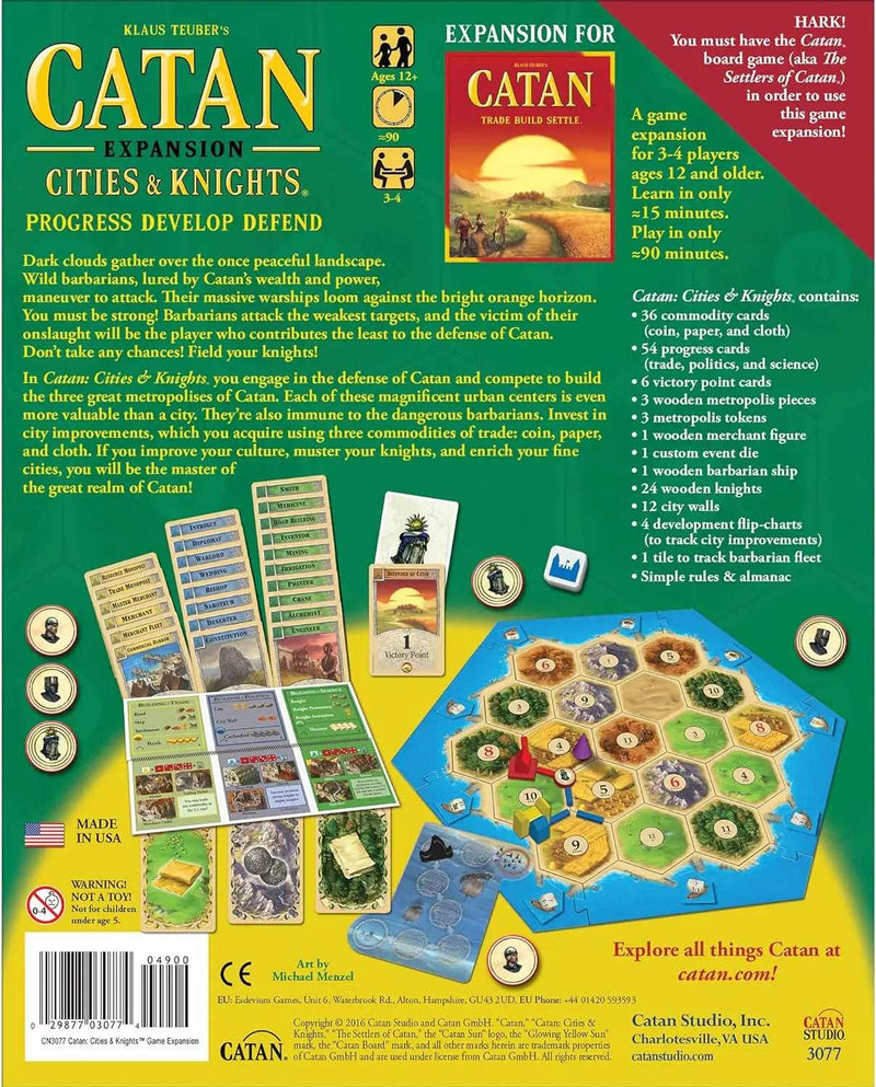 board game，Cities & Knights Board Game EXPANSION - SHAKLABS STORE