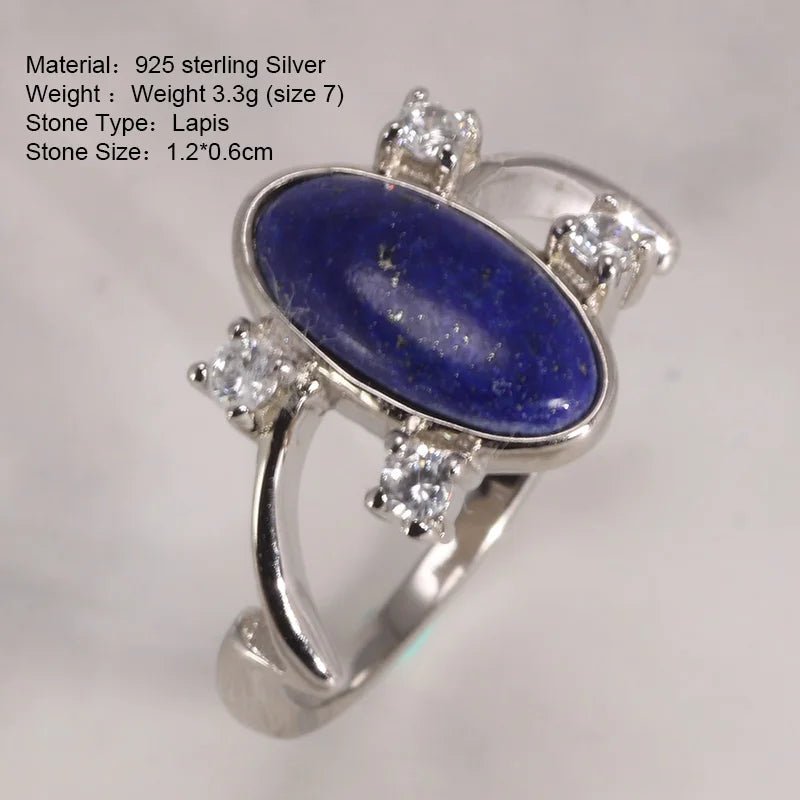 Channel Your Inner Elena Gilbert with Exquisite Vampire Diaries Lapis Ring - SHAKLABS STORE