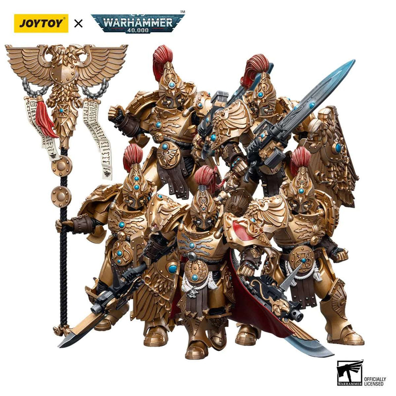 Command the Battlefield with Warhammer 40K 1/18 Action Figures Adeptus Custodes Custodian Guard: Unleash the Golden Guardians of the Emperor - SHAKLABS STORE