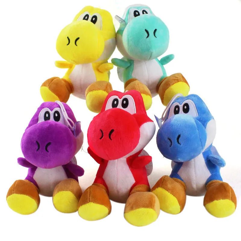 Cuddle up with your favorite dinosaur friend with this Yoshi plush toy! - SHAKLABS STORE