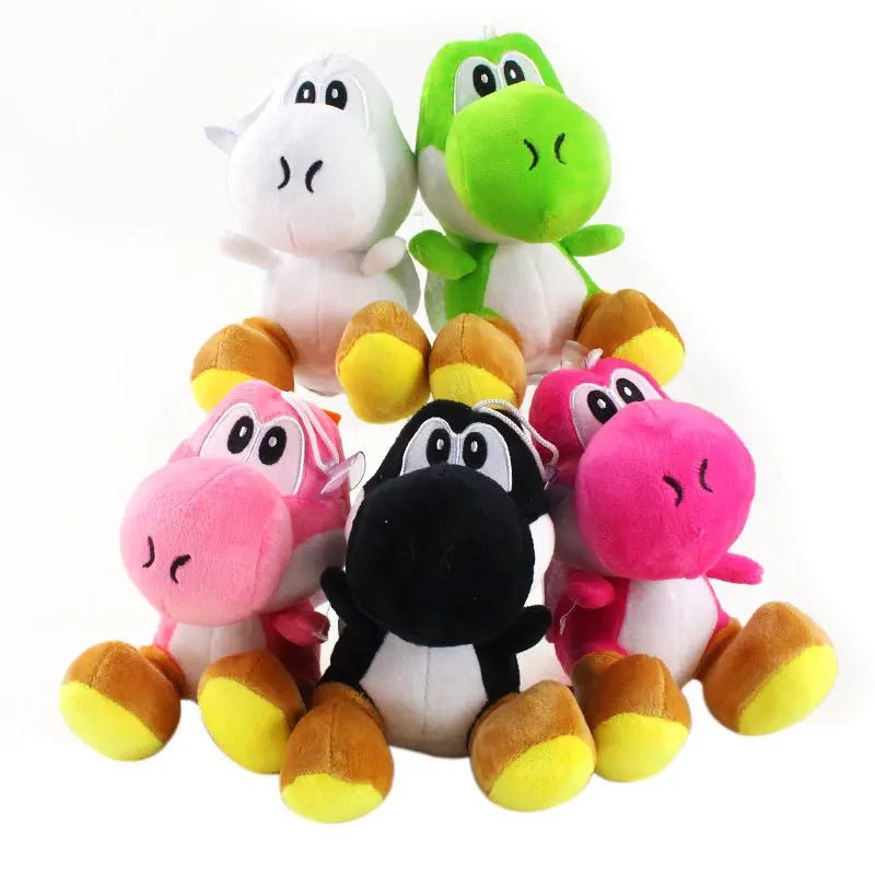 Cuddle up with your favorite dinosaur friend with this Yoshi plush toy! - SHAKLABS STORE