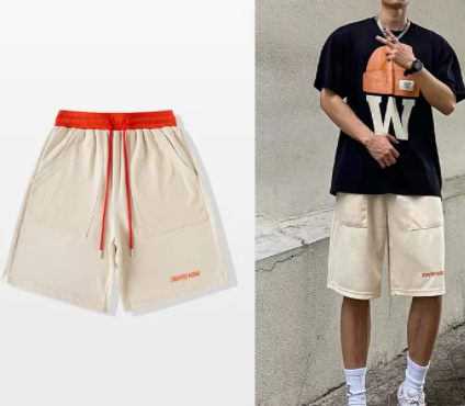 Shorts Men's China-Chic Hip Hop Drawstring Sports Straight Crops ShakLabs Store