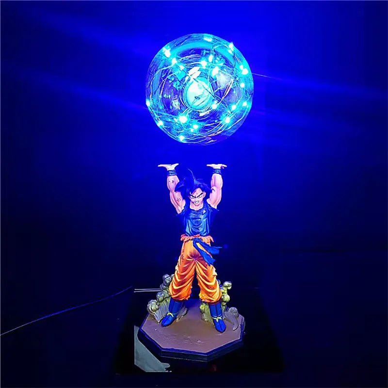 DBZ Son Goku DIY Lamp Action Figure - Unique 35cm Decor - SHAKLABS STORE