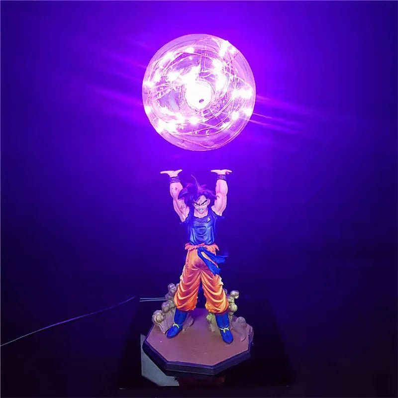 DBZ Son Goku DIY Lamp Action Figure - Unique 35cm Decor - SHAKLABS STORE