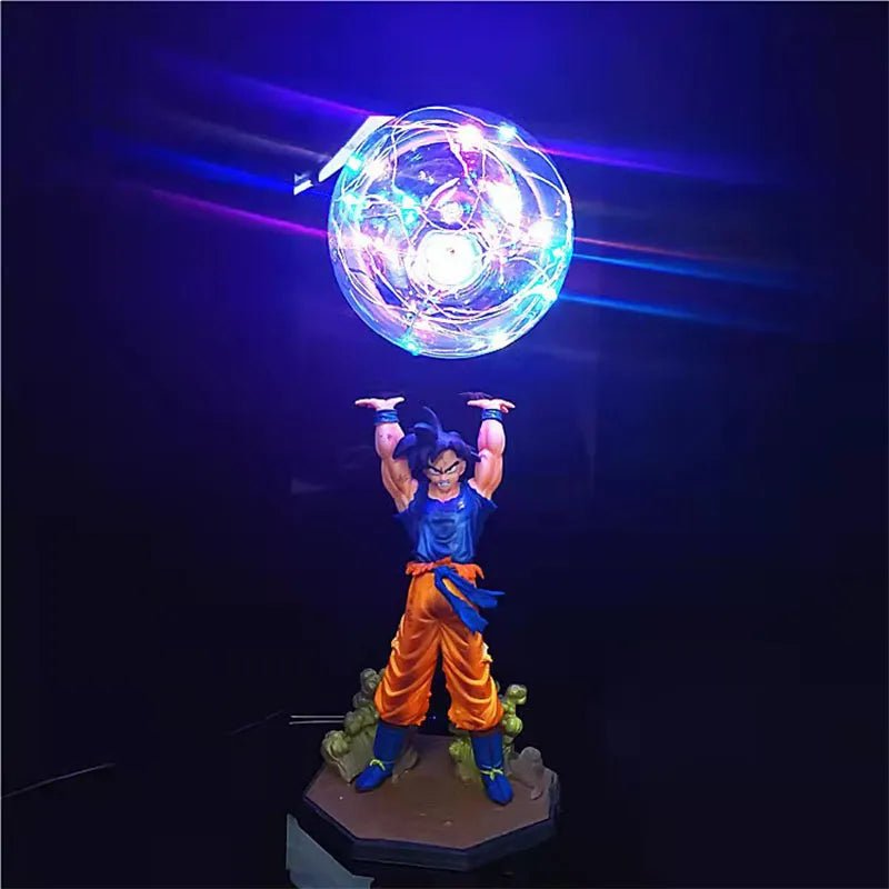 DBZ Son Goku DIY Lamp Action Figure - Unique 35cm Decor - SHAKLABS STORE