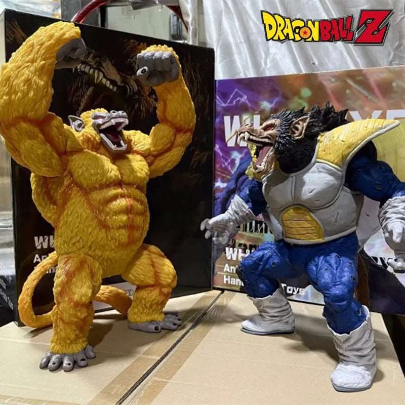 Dragon Ball Golden Ape Figure - Vegeta & Goku Statue - SHAKLABS STORE