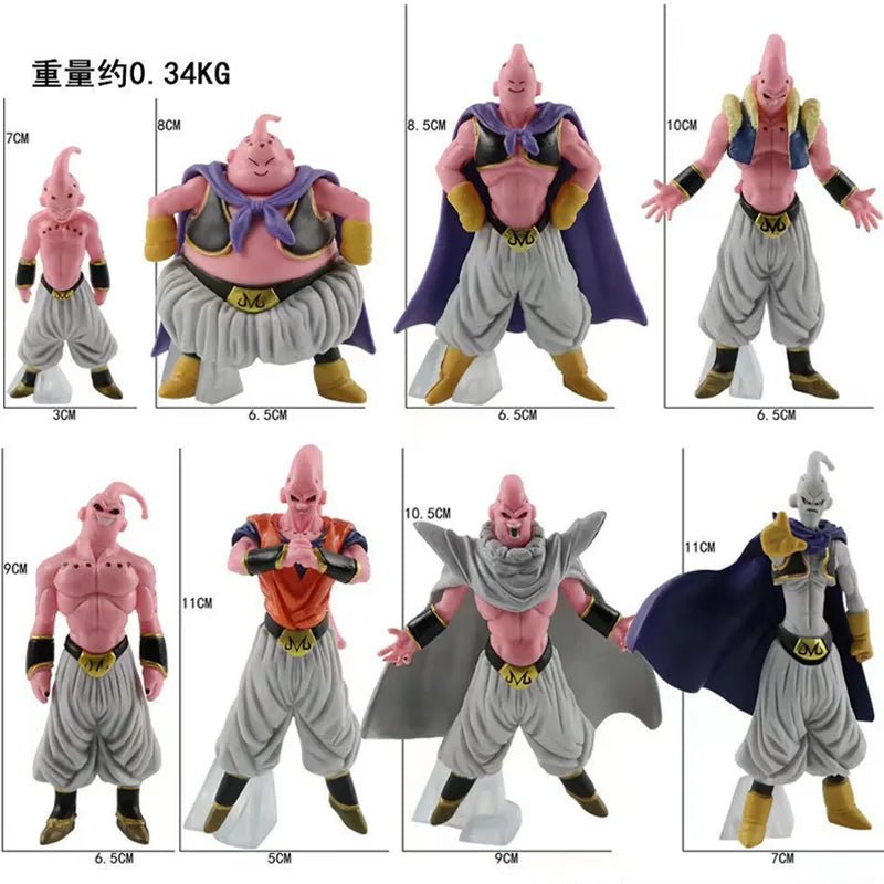 Dragon Ball Z: 8pcs Majin Buu Figure Set (PVC) - SHAKLABS STORE