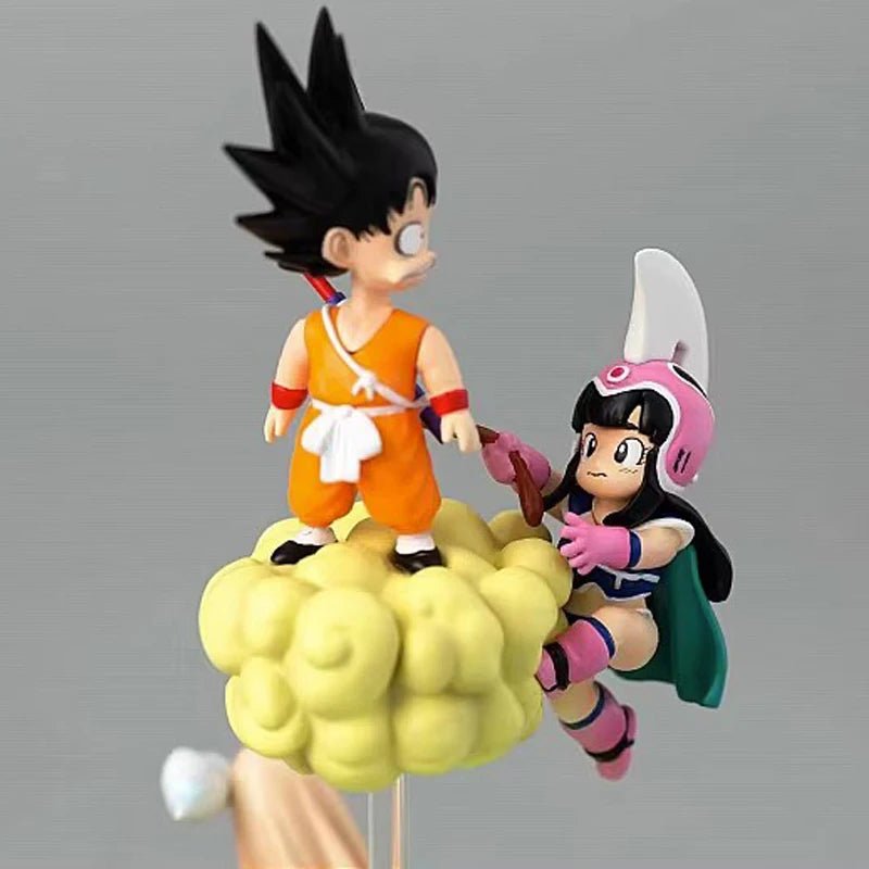 Dragon Ball Z Anime Figures Son Goku Chichi 9cm Action Figurine Gk Pvc Statue Cute Doll Collection Model Decoration Toys Gifts - SHAKLABS STORE