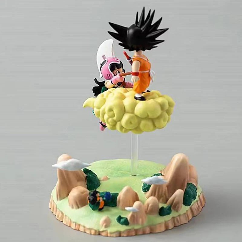 Dragon Ball Z Anime Figures Son Goku Chichi 9cm Action Figurine Gk Pvc Statue Cute Doll Collection Model Decoration Toys Gifts - SHAKLABS STORE