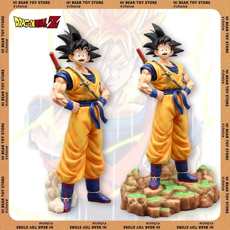 Dragon Ball Z Goku Anime Figure Son Goku 32cm Action Figurine PVC Statue Model Doll Collectible Room Ornament Decora Toys Gifts - SHAKLABS STORE