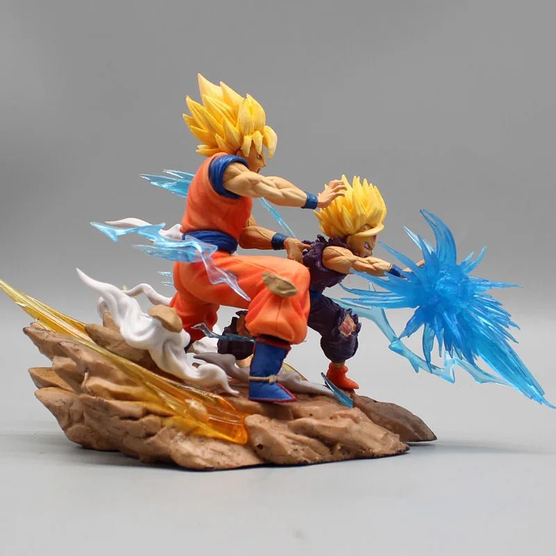 Dragon Ball Z Son Goku Gohan VS Cell Anime Figures Cell Kakarotto Super Saiyan Figurine Pvc Statue Model Doll Decora Toys Gifts - SHAKLABS STORE