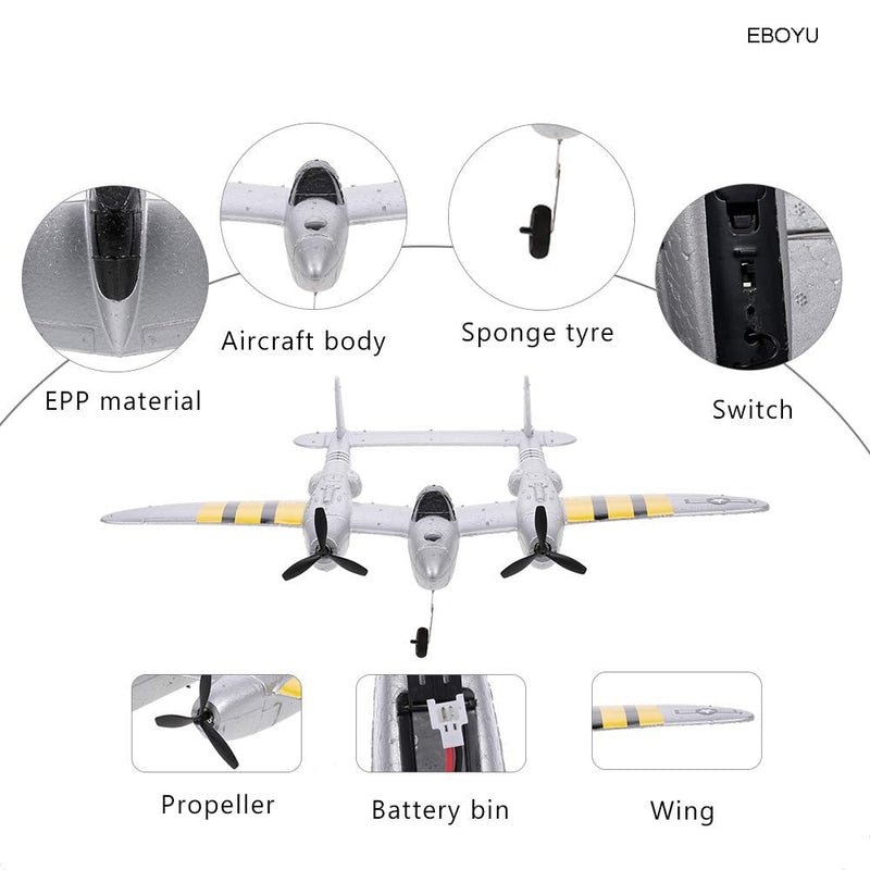 EBOYU FX - 816 P - 38 RC Airplane: The Perfect Gift for Any Plane Enthusiast - SHAKLABS STORE