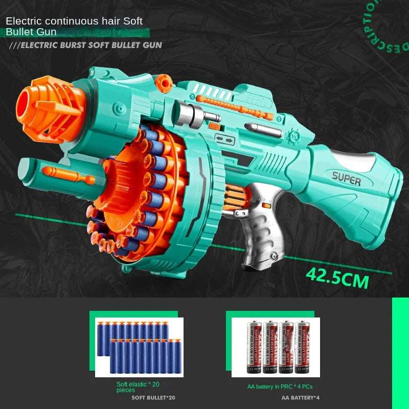 Electric Gatling Toy Gun for Kids - Continuous Shooting Fun - SHAKLABS STORE