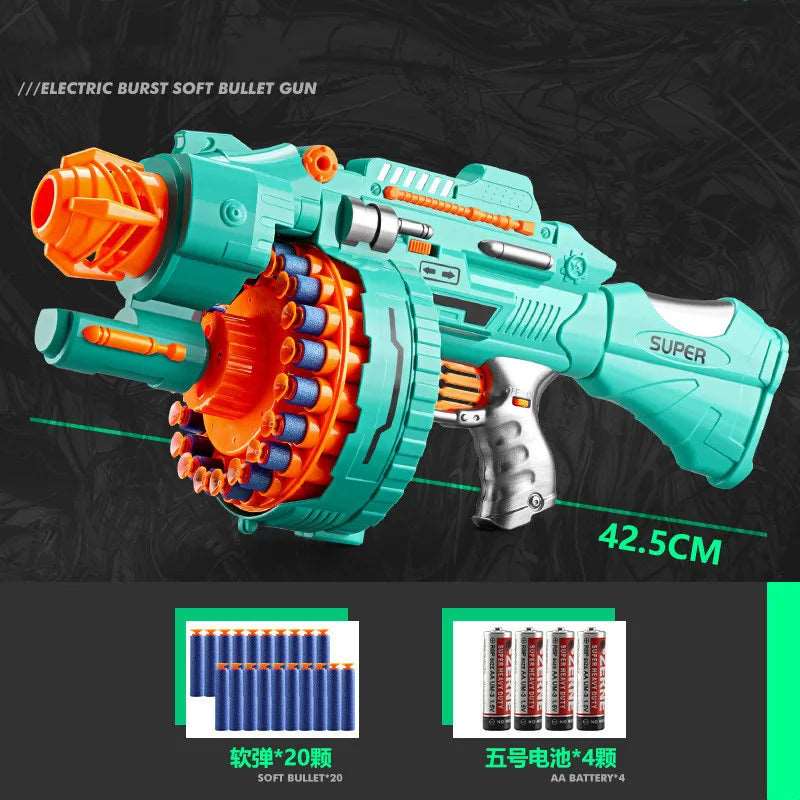 Electric Gatling Toy Gun for Kids - Continuous Shooting Fun - SHAKLABS STORE