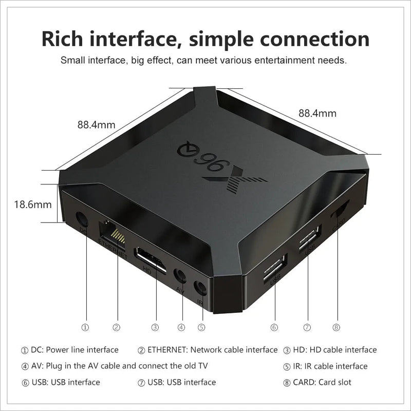 Elevate Your Home Entertainment Experience with X96Q Android 10.0 TV Box - SHAKLABS STORE