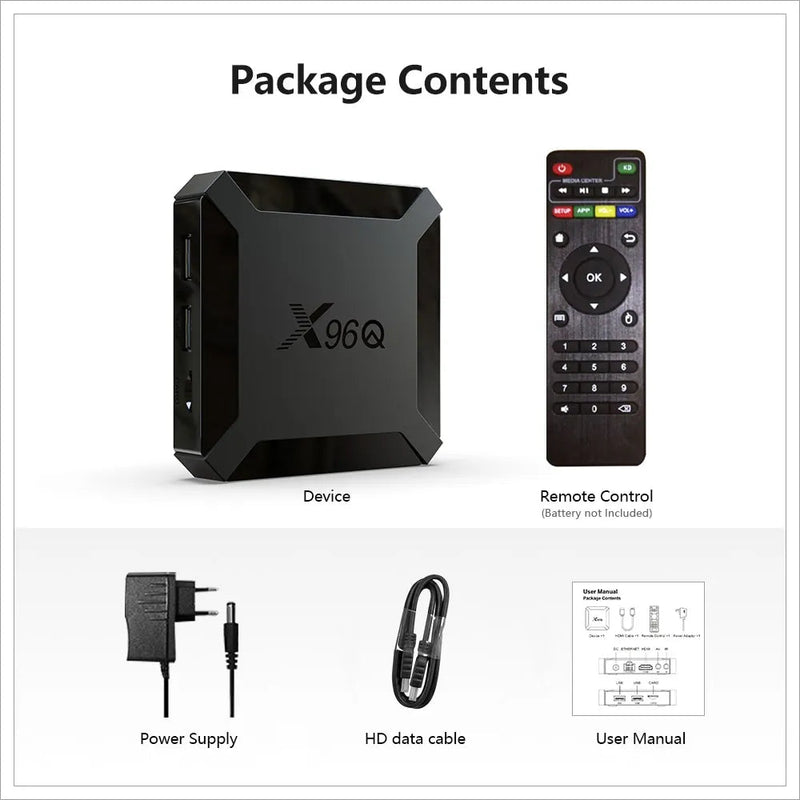 Elevate Your Home Entertainment Experience with X96Q Android 10.0 TV Box - SHAKLABS STORE