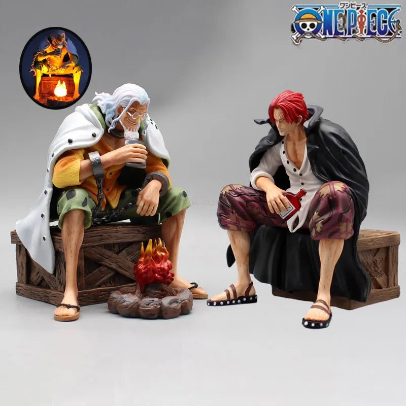 Embark on an Extraordinary Adventure with the Legendary Silvers Rayleigh and Shanks with this Captivating One Piece Action Figure Set - SHAKLABS STORE