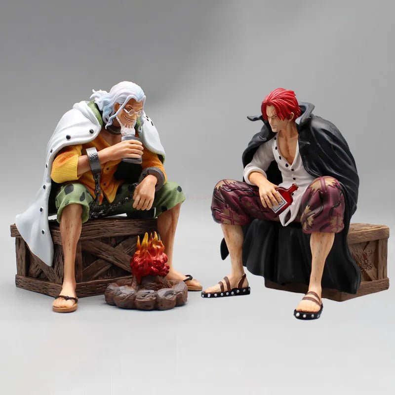 Embark on an Extraordinary Adventure with the Legendary Silvers Rayleigh and Shanks with this Captivating One Piece Action Figure Set - SHAKLABS STORE