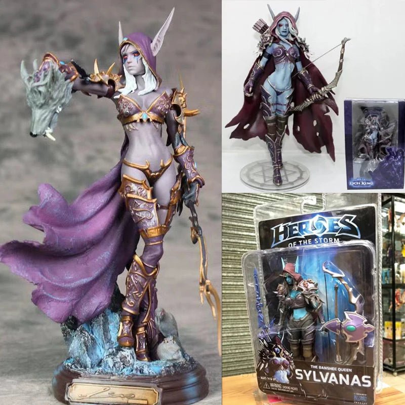 Fall of The Lich King Sylvanas Windrunner Figure Sylvan Archery Queen Arthas Menethil Action Figura World of Warcraft WOW Dota - SHAKLABS STORE