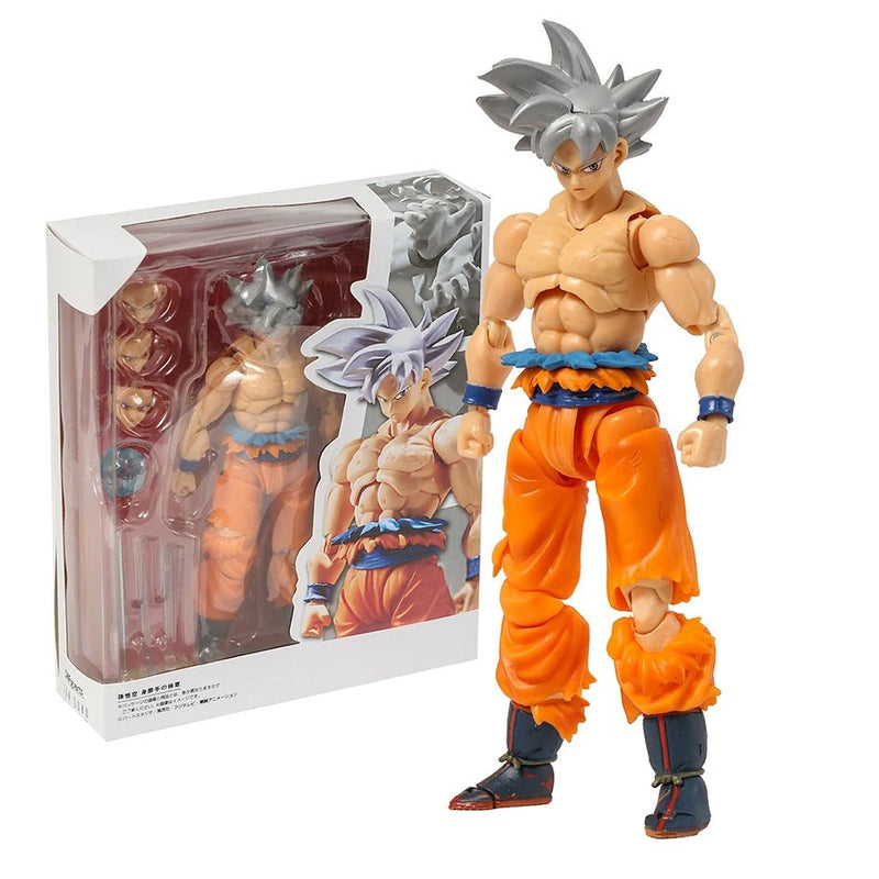 Figural SHF Dragonball Super Son Goku Ultra Instinct Sign PVC Action Figure Collection Toy Decorative Model Doll - SHAKLABS STORE