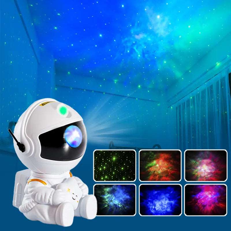 Galaxy Astronaut Star Projector - LED Night Light - SHAKLABS STORE