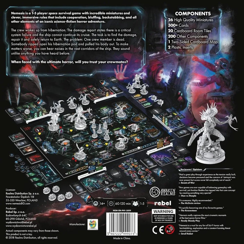 Game Sci - Fi Horror Miniatures Strategy Cooperative Adventure Game for Adults and Teens Ages 14+ | 1 - 5 Players | - SHAKLABS STORE