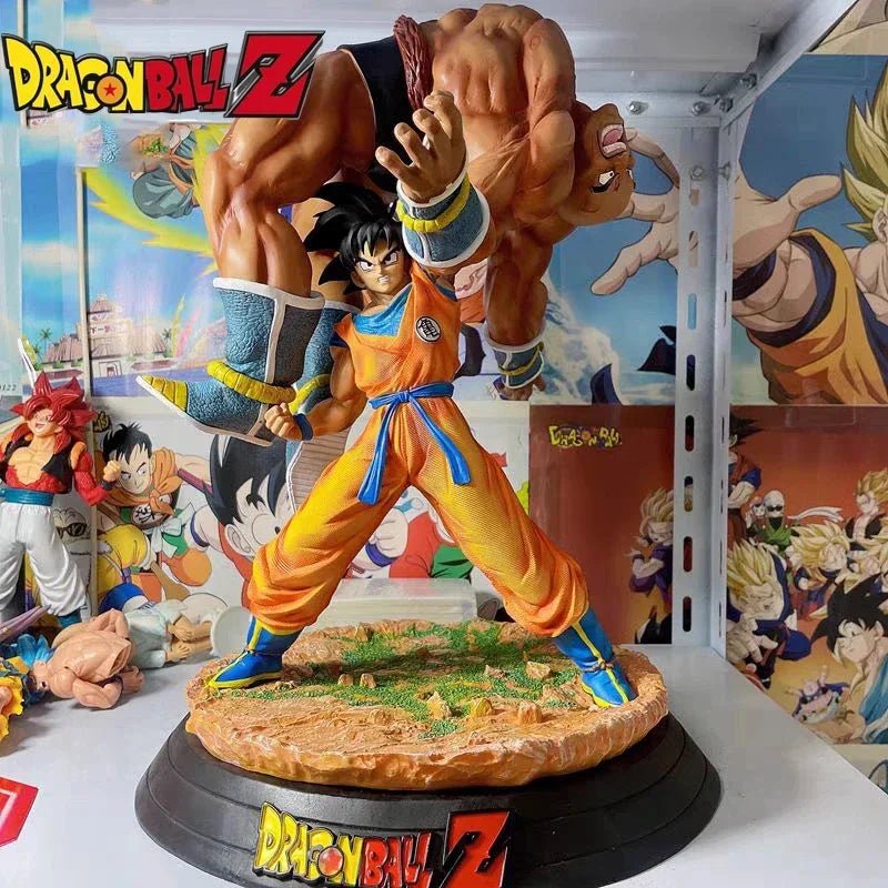 Goku Lifts Nappa Dragon Ball Figure 43cm Action Model - SHAKLABS STORE