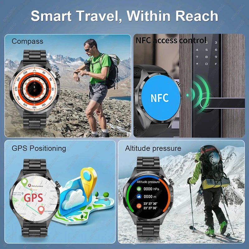 GT4 Pro Smartwatch - Top 2023 Model | Versatile, Waterproof, Multifunctional - SHAKLABS STORE