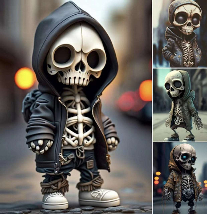 Halloween Cool Skeleton Figurines: The Perfect Decor for Any Spooky Celebration - SHAKLABS STORE